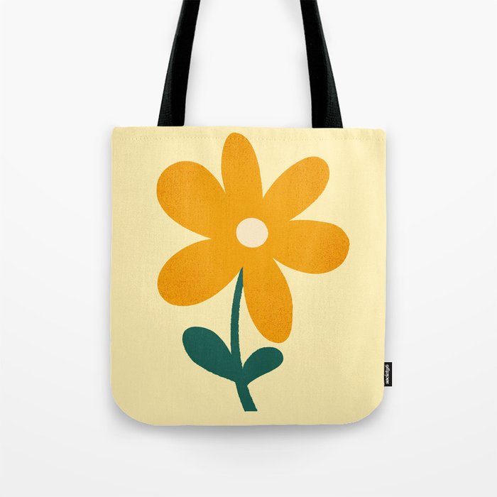 Giant yellow flower Tote Bag Gallery Image 1