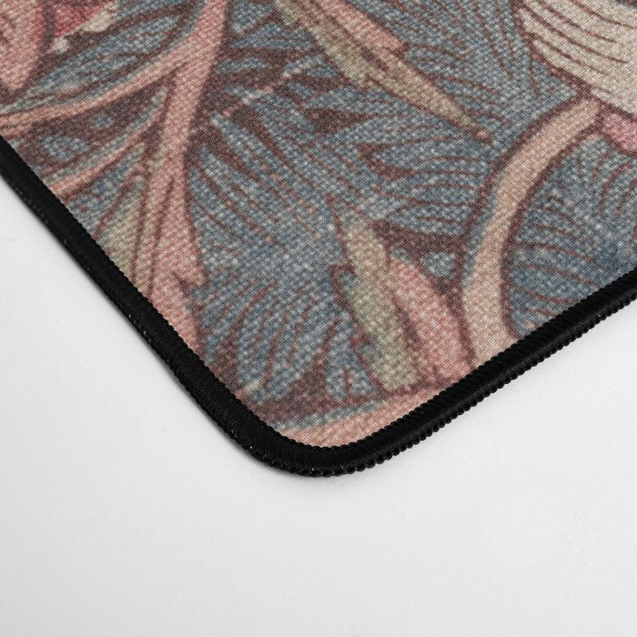 Honeysuckle Pink by William Morris Antique Vintage Victorian Jugendstil Art Nouveau Retro Pattern Desk Mat Gallery Image 4