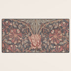 Honeysuckle Pink by William Morris Antique Vintage Victorian Jugendstil Art Nouveau Retro Pattern Desk Mat Gallery Image 3