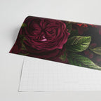Vintage & Shabby Chic - Vintage & Shabby Chic - Mystical Night Roses Wrapping Paper Gallery Image 2