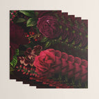 Vintage & Shabby Chic - Vintage & Shabby Chic - Mystical Night Roses Wrapping Paper Gallery Image 3