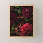 Vintage & Shabby Chic - Vintage & Shabby Chic - Mystical Night Roses Mini Art Print Gallery Image 1