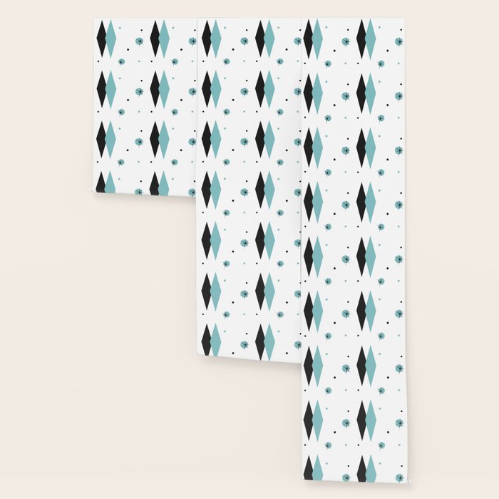Vintage 1950s Mid Century Modern Design Wallpaper Gallery Image 3