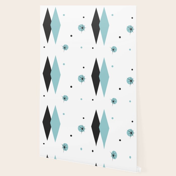 Vintage 1950s Mid Century Modern Design Wallpaper Gallery Image 2