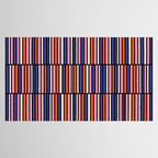 Pop Mod Color Boxes Geometric Retro Pattern Blue Pink Orange Black Tablecloth Gallery Image 2
