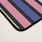 Pop Mod Color Boxes Geometric Retro Pattern Blue Pink Orange Black Desk Mat Gallery Image 4