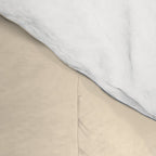 Liquid Swirl Abstract in Stone Blue and Cream  Comforter Gallery Image 4