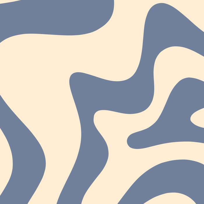 Liquid Swirl Abstract in Stone Blue and Cream  Coffee Mug Gallery Image 2