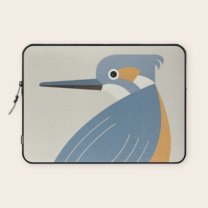 Whimsy Blue-eared Kingfisher Laptop Sleeve