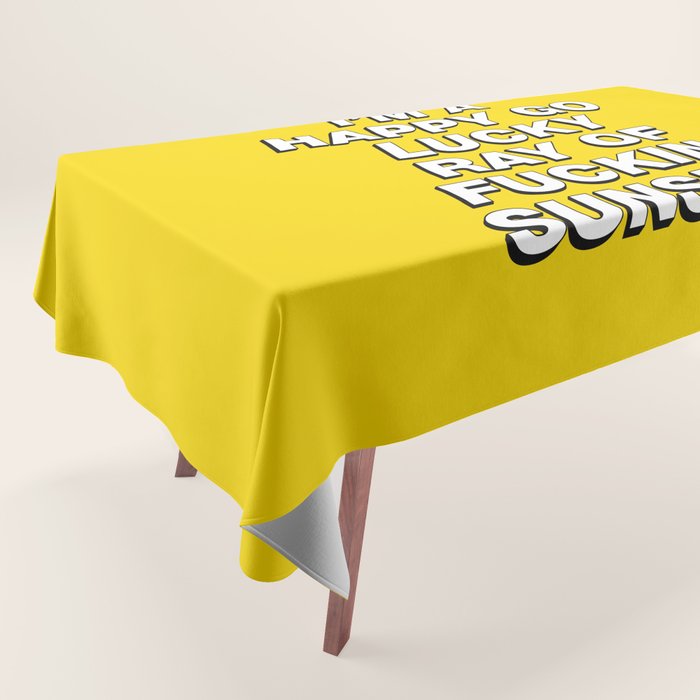 Ray of Sunshine Tablecloth Gallery Image 1
