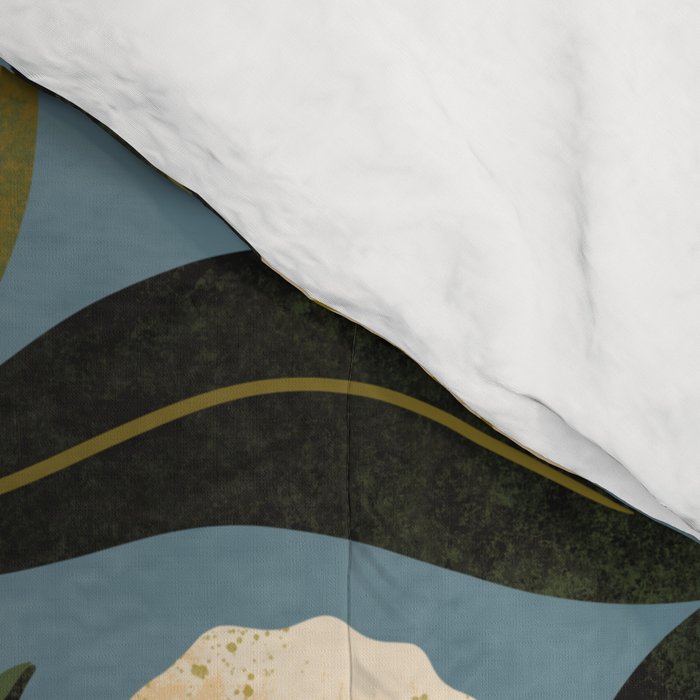 Blue Floral Comforter Gallery Image 4