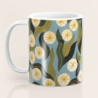 Blue Floral Coffee Mug Gallery Image 3