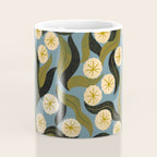 Blue Floral Coffee Mug Gallery Image 4
