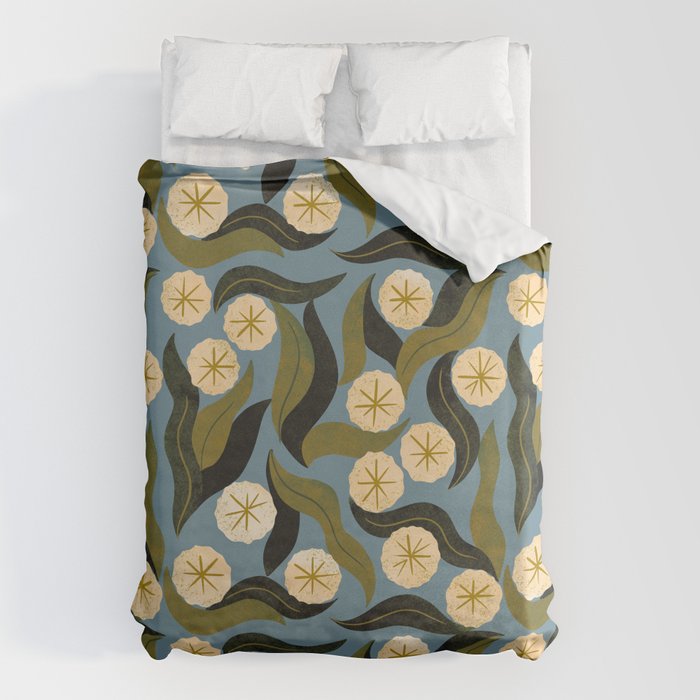 Blue Floral Duvet Cover Gallery Image 6