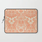 Gothic Halloween Damask - peach and cream Laptop Sleeve Gallery Image 1