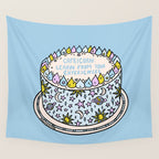 Capricorn Cake Wall Tapestry Gallery Image 4
