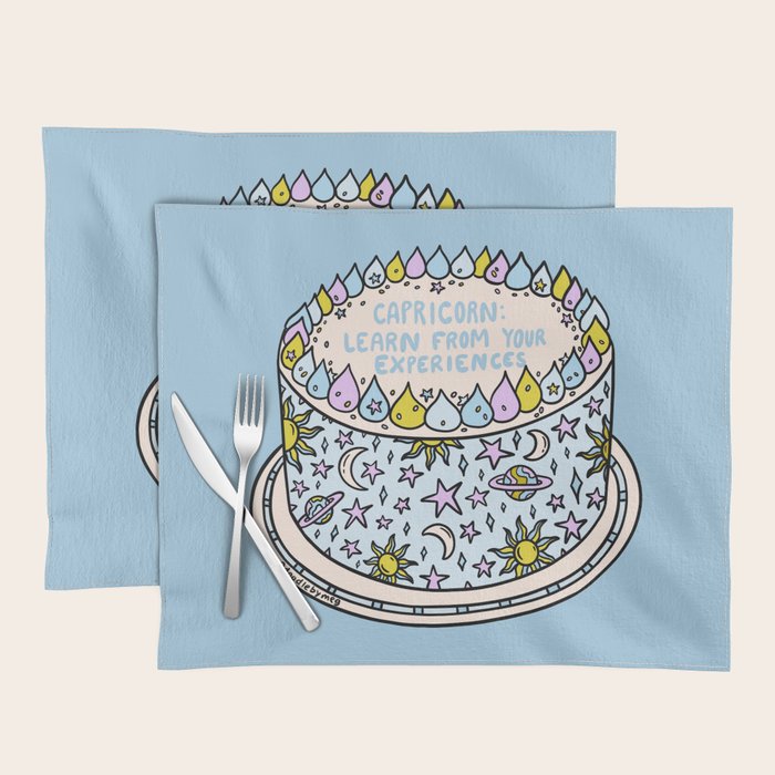 Capricorn Cake Placemat Gallery Image 1