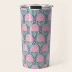 Little Rainbows - orchid and blue Travel Mug Gallery Image 1