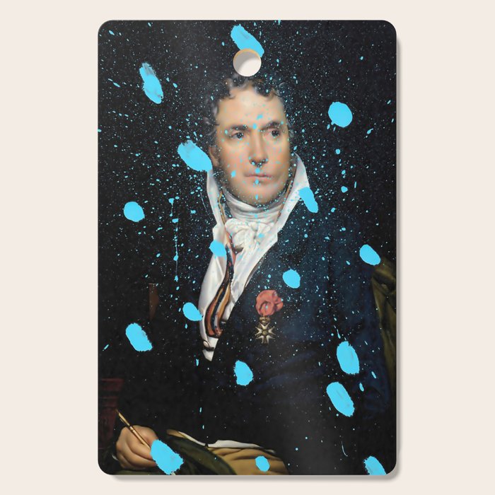 Brutalized Portrait of a Gentleman 1 Cutting Board Gallery Image 1