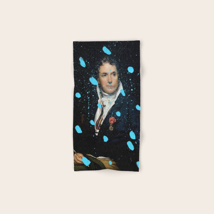 Brutalized Portrait of a Gentleman 1 Bath Towel Gallery Image 1