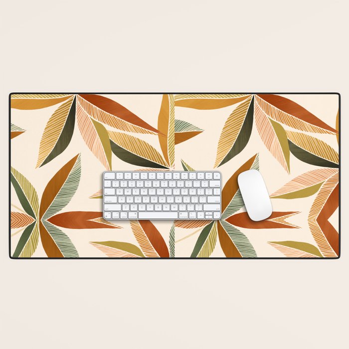 Autumn Japanese Maple Botanical Design Desk Mat Gallery Image 1