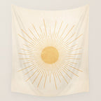 Sun #3 Yellow Wall Tapestry Gallery Image 4