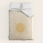 Sun #3 Yellow Duvet Cover Gallery Image 6