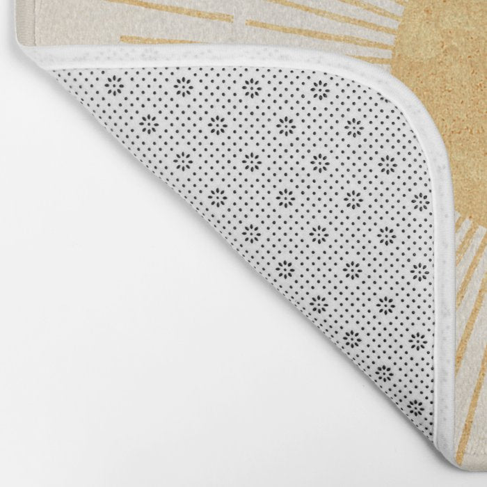 Sun #3 Yellow Bath Mat Gallery Image 2