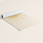 Sun #3 Yellow Yoga Mat Gallery Image 2