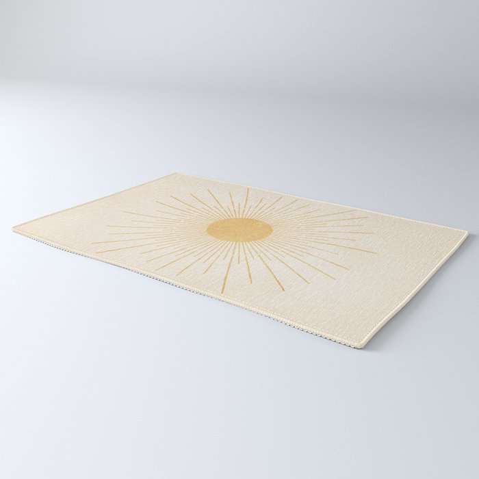 Sun #3 Yellow Rug Gallery Image 3