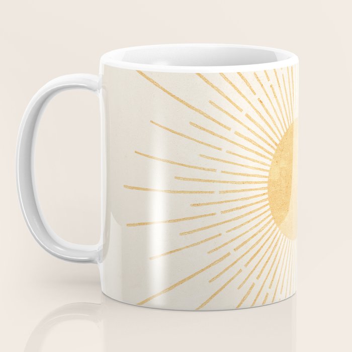 Sun #3 Yellow Coffee Mug Gallery Image 3