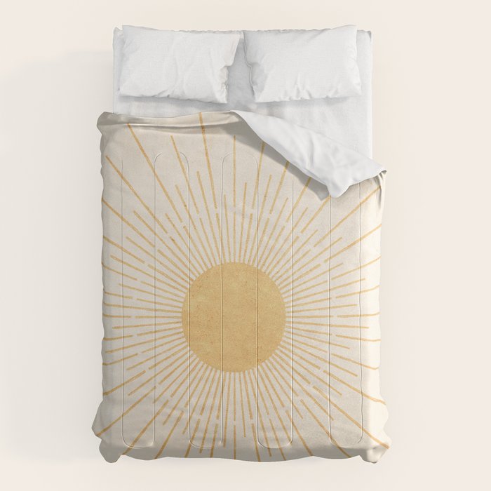 Sun #3 Yellow Comforter Gallery Image 6