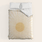 Sun #3 Yellow Comforter Gallery Image 6