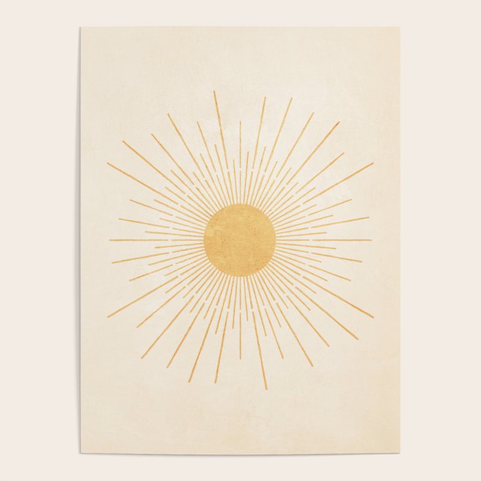 Sun #3 Yellow Poster Gallery Image 4