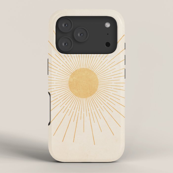Sun #3 Yellow iPhone Case Gallery Image 3