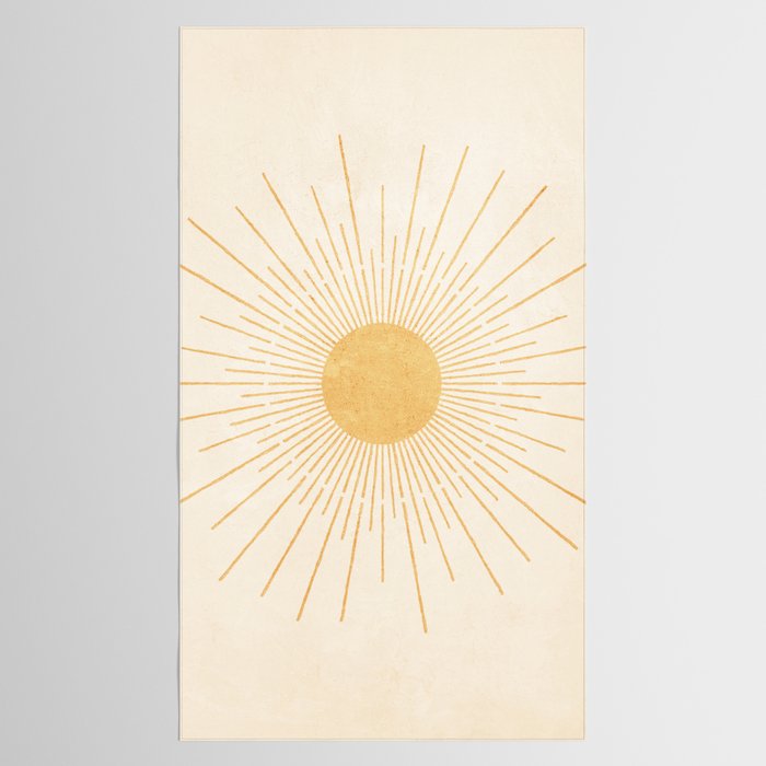 Sun #3 Yellow Tablecloth Gallery Image 2