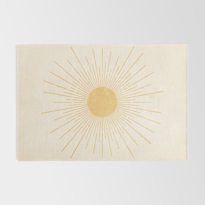 Sun #3 Yellow Rug Gallery Image 2