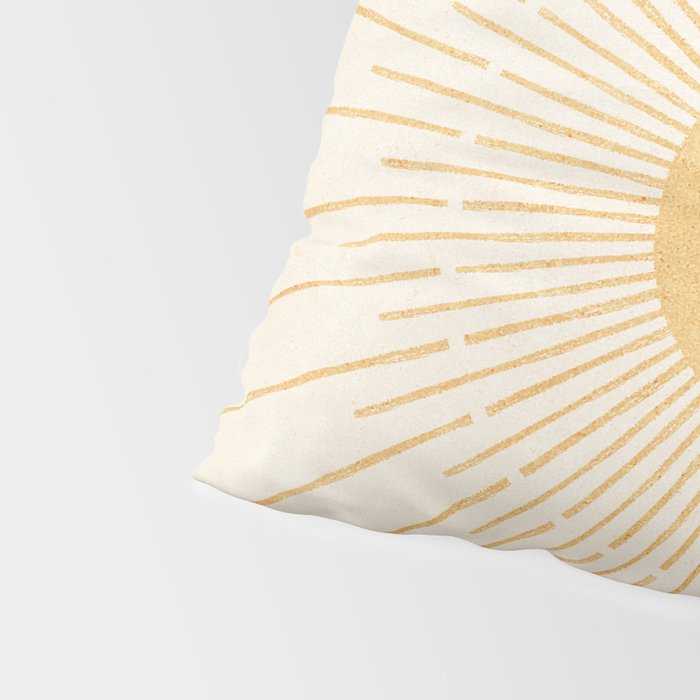 Sun #3 Yellow Pillow Sham Gallery Image 4