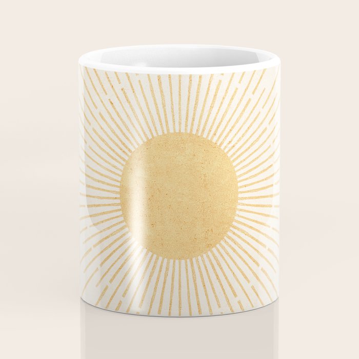 Sun #3 Yellow Coffee Mug Gallery Image 4