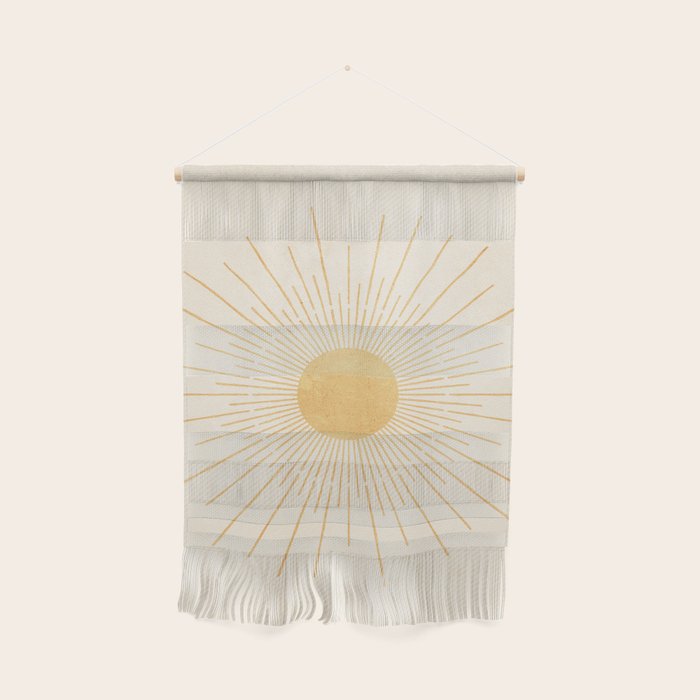 Sun #3 Yellow Wall Hanging Gallery Image 1