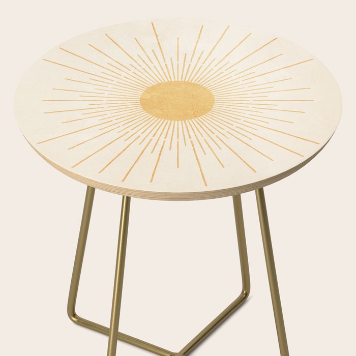 Sun #3 Yellow Side Table Gallery Image 2