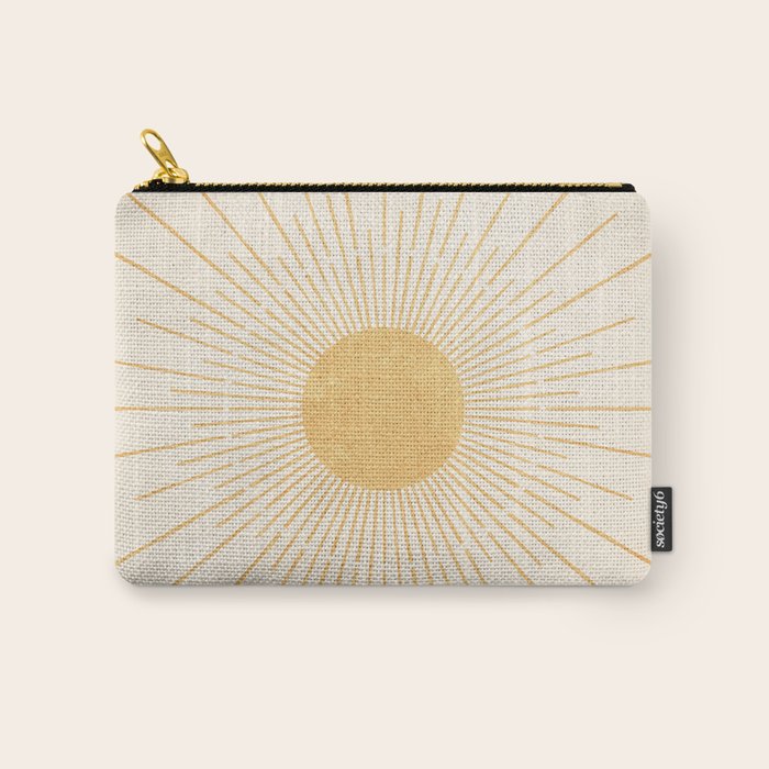 Sun #3 Yellow Carry All Pouch Gallery Image 1
