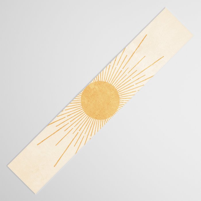 Sun #3 Yellow Table Runner Gallery Image 3