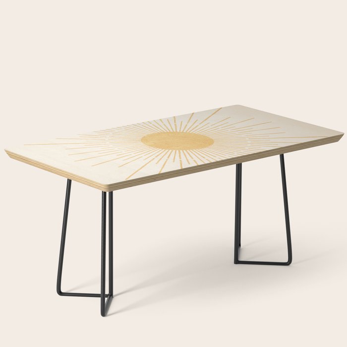 Sun #3 Yellow Coffee Table Gallery Image 1