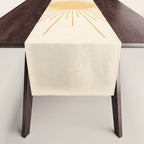 Sun #3 Yellow Table Runner Gallery Image 1