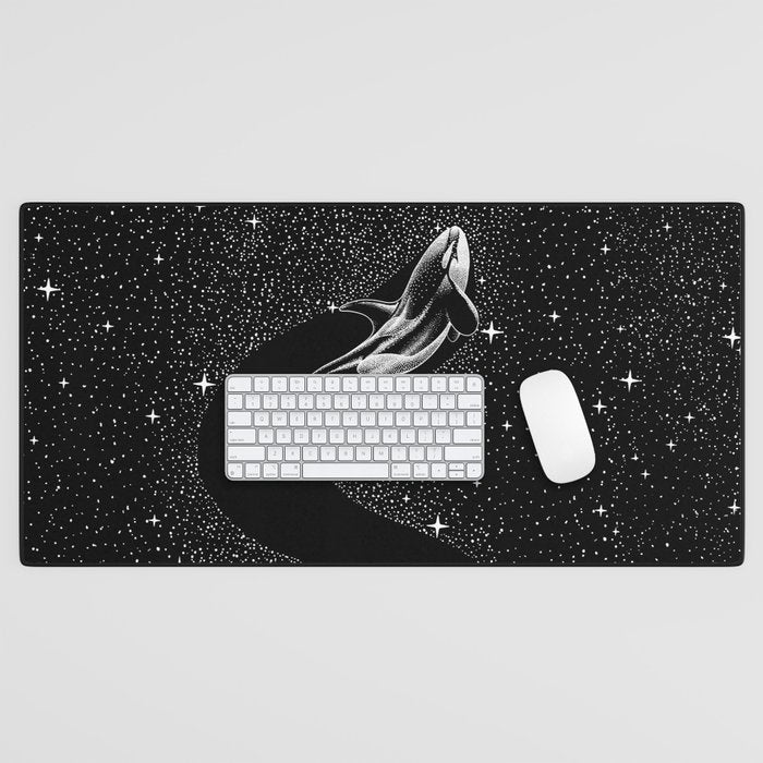 Starry Orca (Black Version) Desk Mat Gallery Image 1