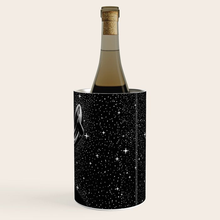 Starry Orca (Black Version) Wine Chiller Gallery Image 3