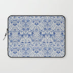 William Morris Vintage Lodden China Blue Toile Laptop Sleeve Gallery Image 1