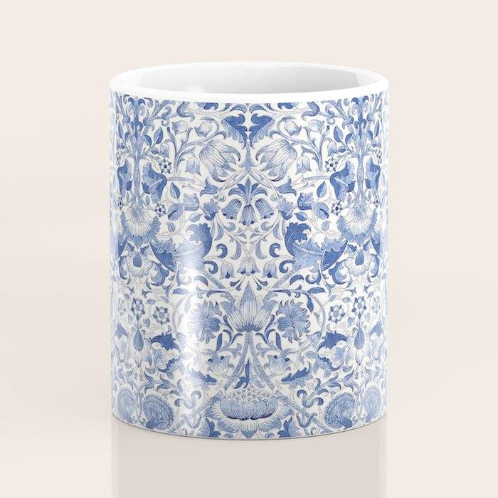 William Morris Vintage Lodden China Blue Toile Coffee Mug Gallery Image 4