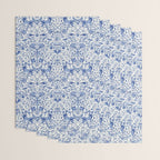 William Morris Vintage Lodden China Blue Toile Wrapping Paper Gallery Image 3